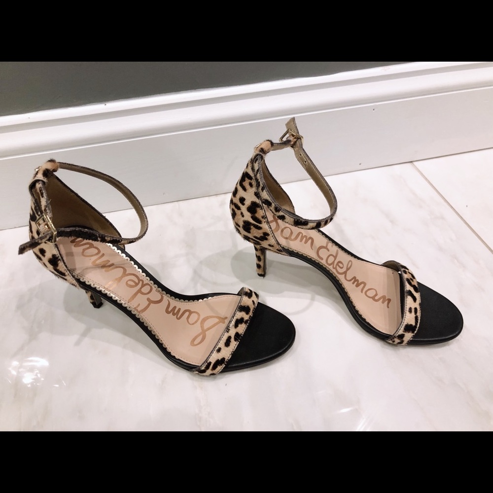 Sam Edelman Patti Leopard High Heel Sandals